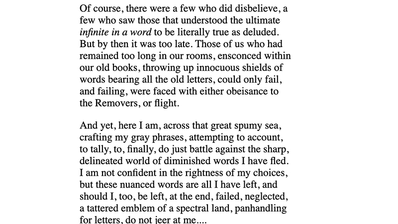 gallery image of A Fable of Words