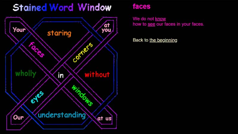 gallery image of Stained Word Window