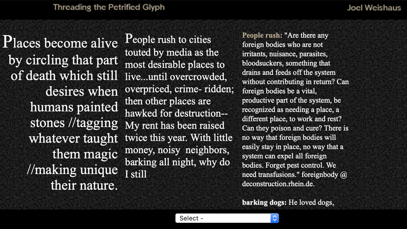 gallery image of Threading the Petrified Glyph