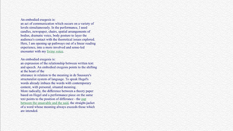 gallery image of Traces of a Performance