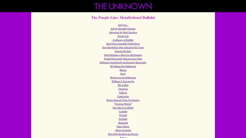 gallery image of The Unknown