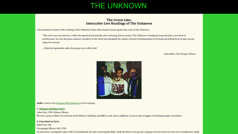 gallery image of The Unknown