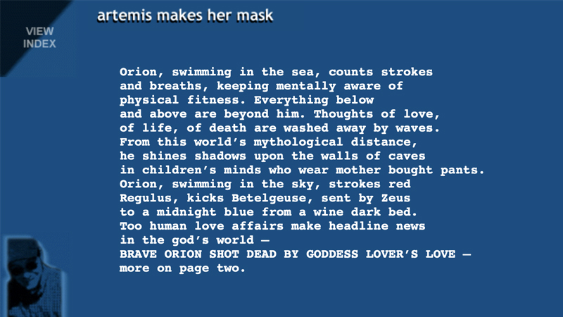 gallery image of artemis makes her mask