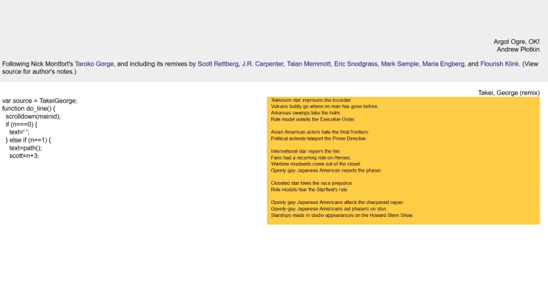 gallery image of Argot Ogre, Ok!