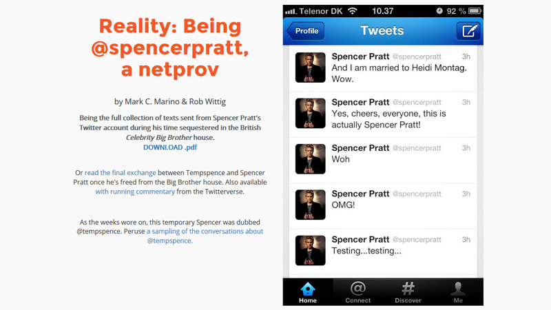 gallery image of Being @Spencerpratt