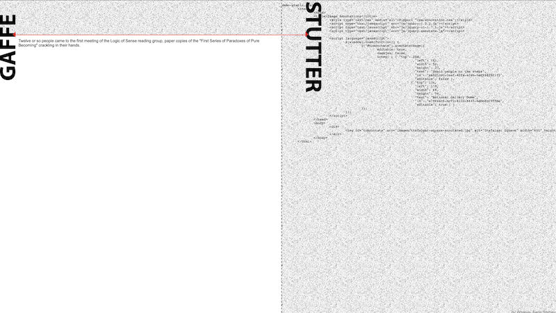 gallery image of Gaffe / Stutter