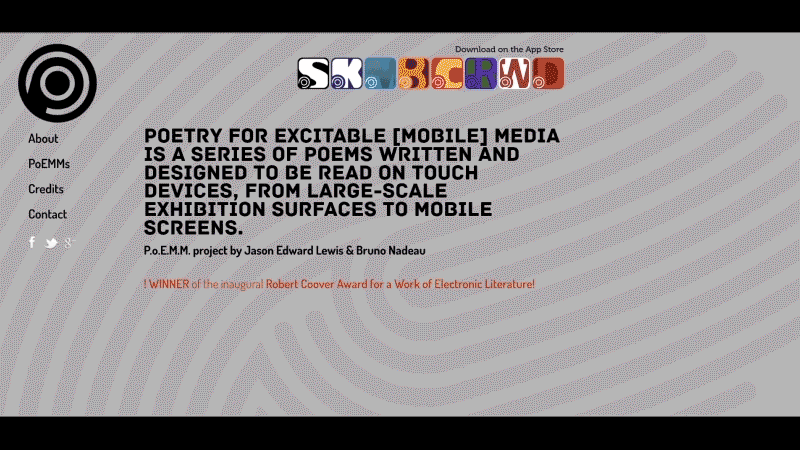 gallery image of The P.o.E.M.M. Cycle (Poetry For Excitable [Mobile] Media)