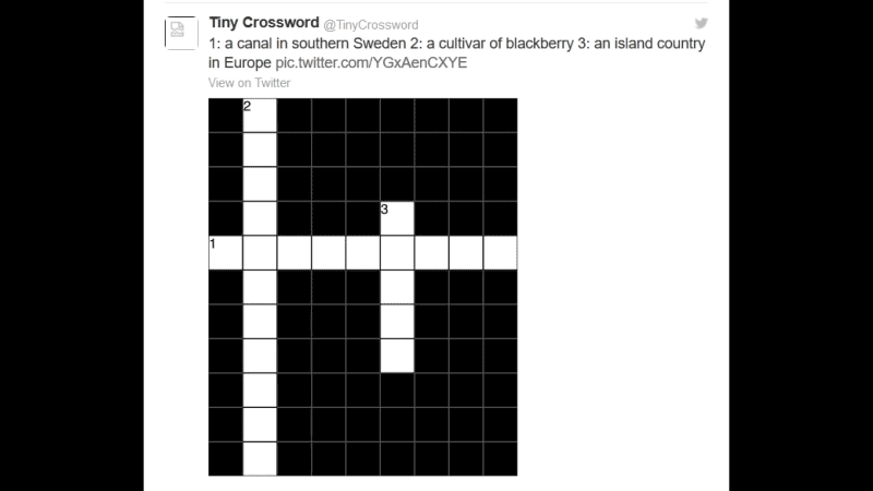 gallery image of TinyCrossword