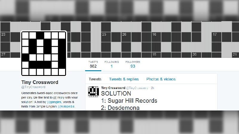 gallery image of TinyCrossword