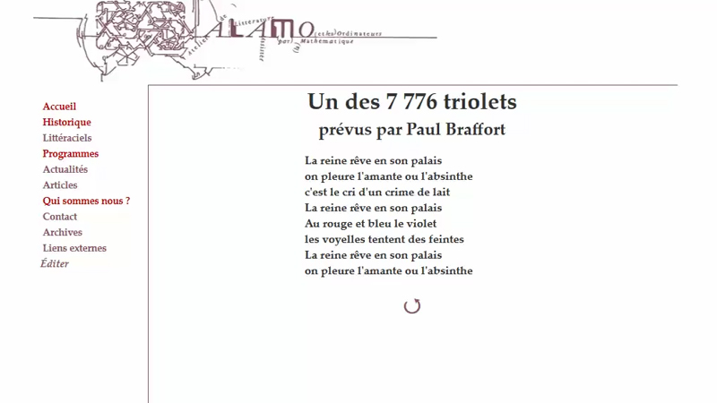 gallery image of Triolets