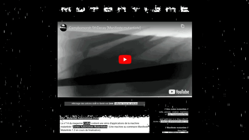 gallery image of Zones Autonomes Mutantistes (MAZ)