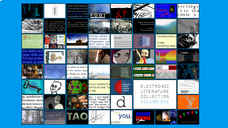gallery image of Electronic Literature Collection, Volume One