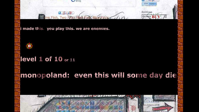 gallery image of i made this. you play this. we are enemies.