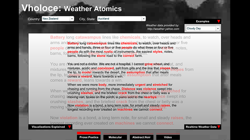 gallery image of vholoce: weather visualizer